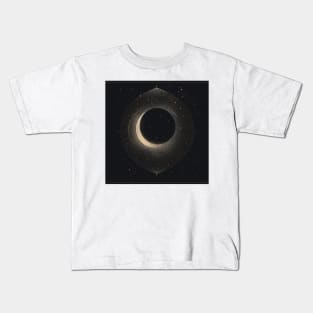 Geometric Illustration of Space Kids T-Shirt